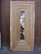 Historische Haustür einflg. in Eichenholz, mit original Rahmen