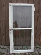 Fensterflügel mit original Basculeverschluss und Schlierglas