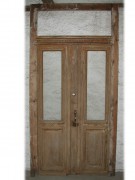 Historische Haustür zweiflg. mit Rahmen