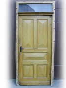 Historische Haustür einflg. mit Oberlicht-Rahmen